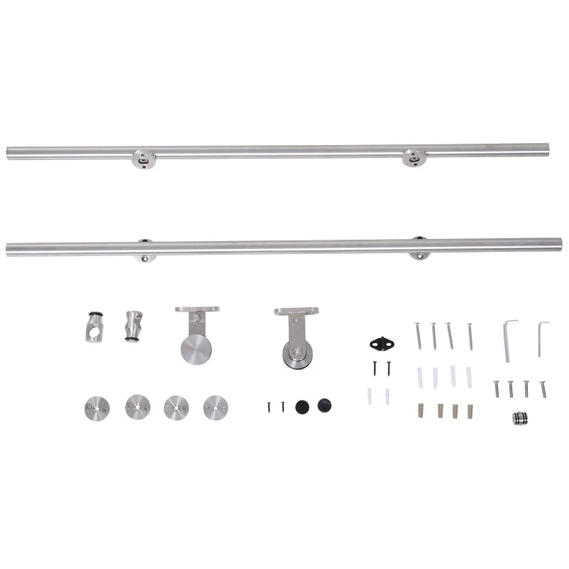 Stainless Steel Sliding Door Kit, 35-45mm