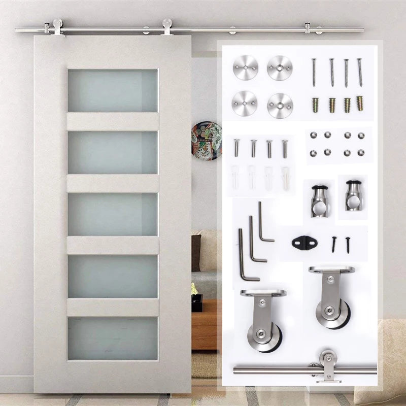 Stainless Steel Sliding Door Kit, 35-45mm