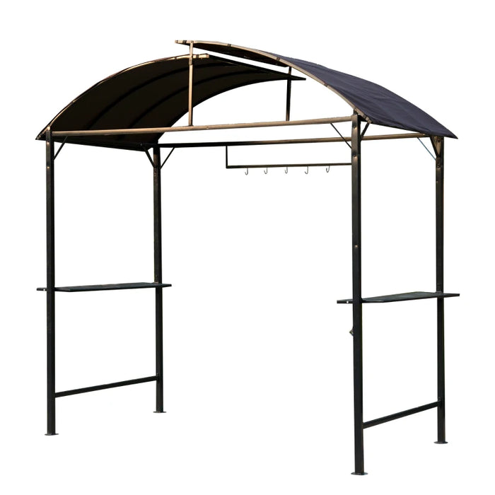 Steel Frame Outdoor BBQ Smoker Shelter