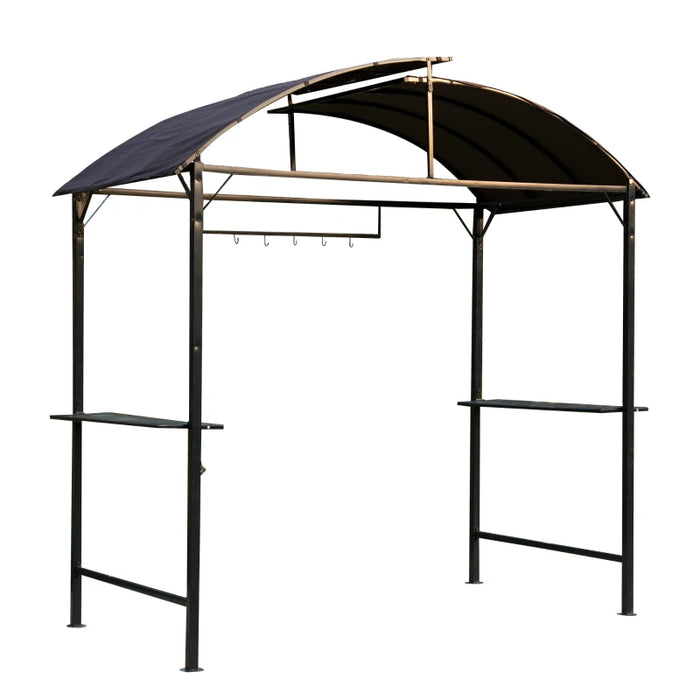 Steel Frame Outdoor BBQ Smoker Shelter