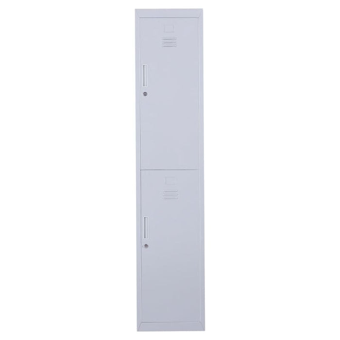 Steel Locker Cabinet 38x46x180cm Grey