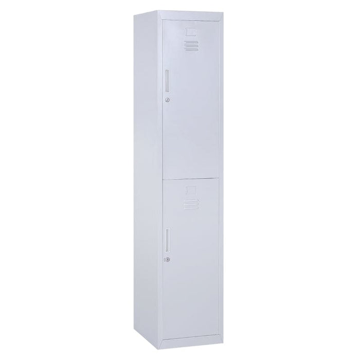 Steel Locker Cabinet 38x46x180cm Grey