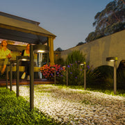 8 Pack Solar LED Garden Stake Lights Waterproof Pathway Lighting Auto On Off