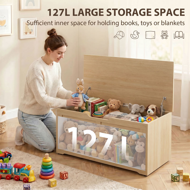 Storage Bench with Large Hidden Compartment and Seat for Hallway or Bedroom