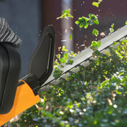 Cordless Electric Hedge Trimmer with 51cm Blade and 2 Batteries for Shrubs by Outsunny