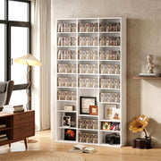 Tall Slim Media Storage Shelf White - image 9