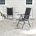 Set of 2 Folding Camping Chairs with Aluminium Frame and Breathable Mesh Seat by Outsunny