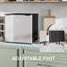 46L Table Top Mini Fridge With Ice Box Reversible Door Adjustable Temperature by HOMCOM