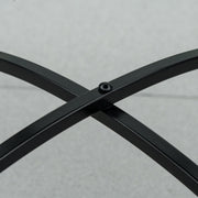 Grey Mosaic Round Outdoor Patio Table 60cm Weather-Resistant Garden Bistro Table by Outsunny