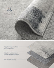 Dove Grey Area Rug 200 x 300 cm Soft Large Floor Carpet for Living Room by Songmics