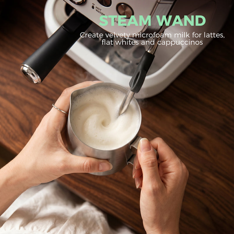 Bean to Cup Coffee Machine for Barista-Style Espresso and Lattes at Home
