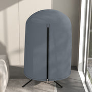 Grey Hanging Egg Chair Cover Waterproof Weatherproof 190 x 128cm by Outsunny