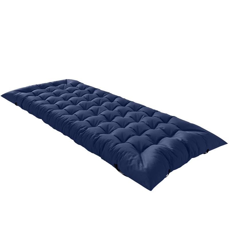 Camping Mat with Thick Foam for Warm Comfortable Sleep Outdoors Dark Blue