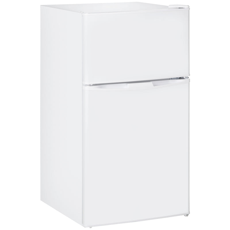 88L Under Counter Fridge Freezer with Adjustable Settings and 3 Star Freezer Rating, White