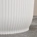 Set of Three White 22cm Planters for Indoor and Outdoor Use by Outsunny