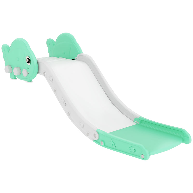 Kids Sofa Slide 130cm HDPE Toddler Slide for Sofa Bed Stairs Easy to Assemble Green by AIYAPLAY AOSOM