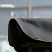 Patio Swings - Black 3 Seater Garden Swing Chair Converts to a Day Bed for Outdoor Relaxing Comfort Outsunny