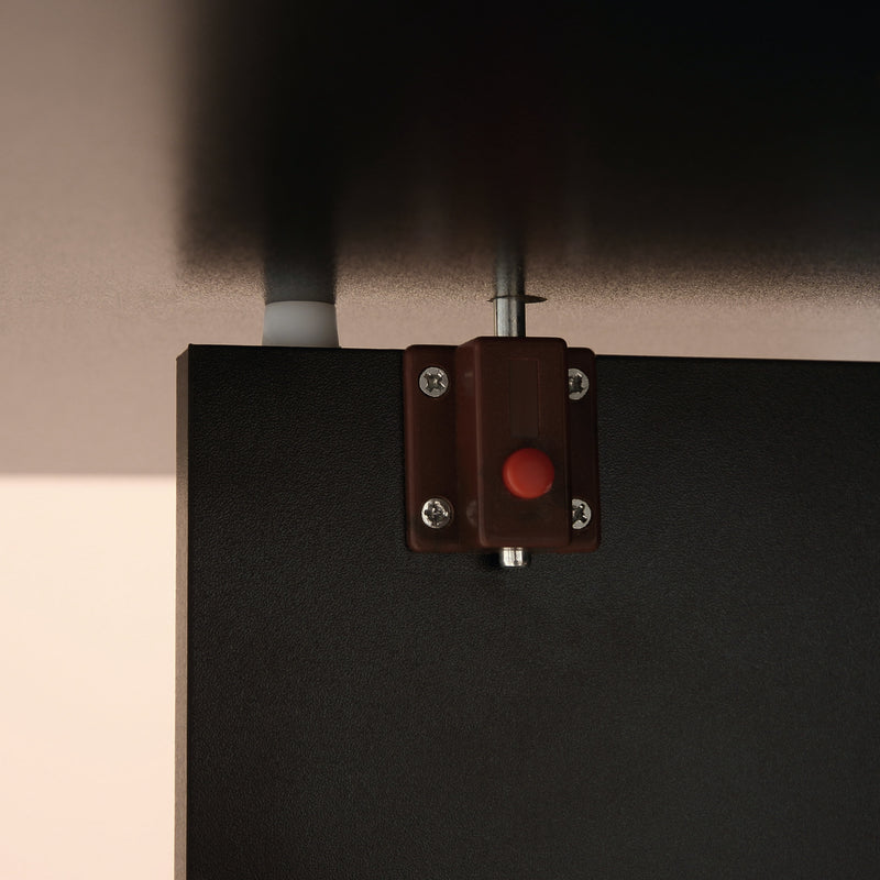 Extendable Drop Leaf Dining Table with Storage Shelves and Wheels for Small Spaces Grey