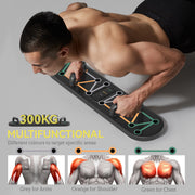 SPORTNOW Foldable Push Push Up Board with Non-Slip Pads, for Chest, Arms, Shoulders, Black AOSOM