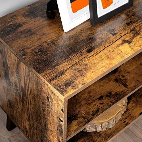 Vasagle Industrial 2 Door TV Cabinet for 60" TVs With Storage