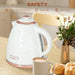 Cream 3kW Rapid Boil Honeycomb Kettle Fast Heating Energy Efficient by HOMCOM