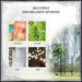Metal Garden Arbor Arch with Double Doors and Planter Baskets Black by Outsunny