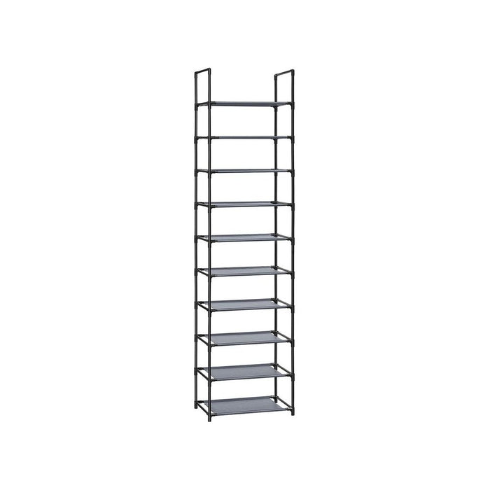 Songmics Tall Narrow Shoe Rack 10 Tier