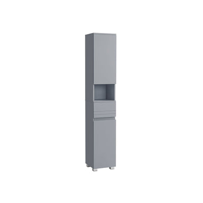 Tall Slim Bathroom Storage Cabinet with Drawer by Vasagle