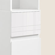 Tall Slim Bathroom Storage Cabinet with Drawer by Vasagle