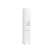 Tall Slim Bathroom Storage Cabinet with Drawer by Vasagle