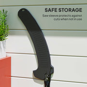 Telescopic Tree Pruner with 40cm Saw Lightweight Pole Saw for High Branch Trimming