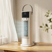 Desk Fan with Mist Cooling and Quiet Operation for Home or Office Use White AOSOM