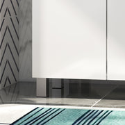 Freestanding Bathroom Storage Cabinet with Adjustable Shelf for Organised Spaces White