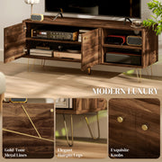 Modern 130cm TV Stand Cabinet for up to 60 Inch TV with Adjustable Shelves by HOMCOM