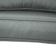 Charcoal Grey 2 Seater Garden Chair Cushion Set for Indoor and Outdoor Comfort