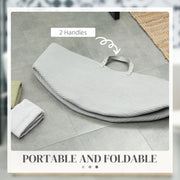 88L Cotton Rope Laundry Basket With Sturdy Handles For Clothes Storage, Grey