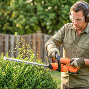 Cordless Hedge Trimmer for Easy Garden Maintenance with Rechargeable Battery Orange AOSOM