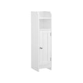 Slim Bathroom Storage Cabinet with Door and Adjustable Shelves for Small Spaces by Vasagle