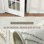 Machine Washable Area Rug for Living Room Bedroom or Office 230 x 160 cm, Cream White