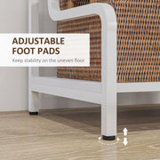 3 Tier Printer Stand with Storage Shelves for Home Office or Study Use, White