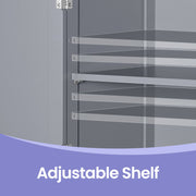 Freestanding Bathroom Storage Cabinet with Drawers and Adjustable Shelf by Vasagle