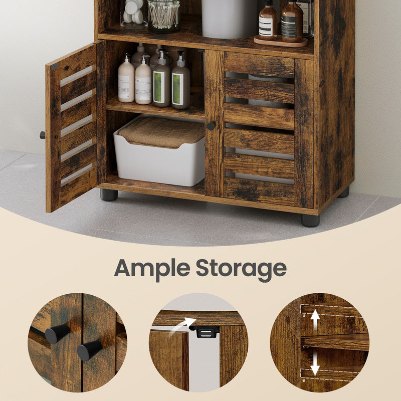 Anti-tip kit hardware for bathroom cabinet