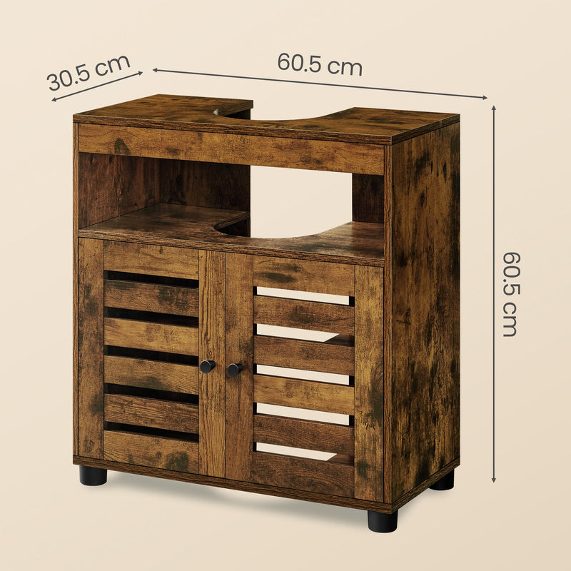 Vasagle bathroom cabinet in bathroom lifestyle setting