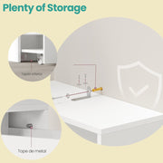 Tall Slim Freestanding Bathroom Cabinet with Drawers and Adjustable Shelf by Vasagle