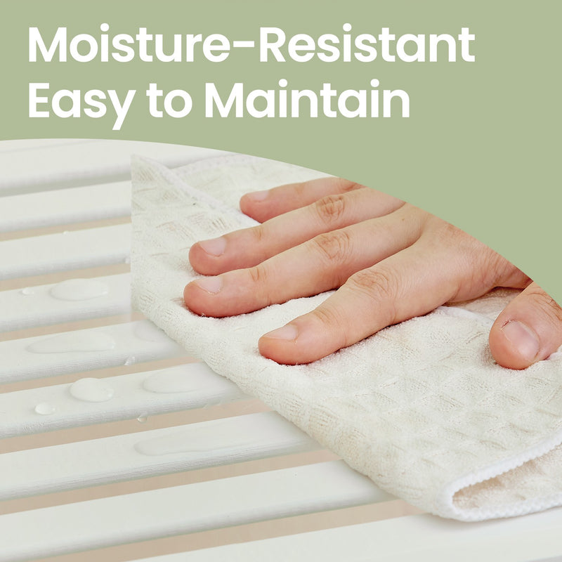 5 Tier Bamboo Bathroom Shelf Freestanding Narrow Storage Unit for Small Spaces by Songmics