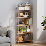 5 Tier Bamboo Storage Shelf Freestanding Organiser for Bathroom or Kitchen by Songmics