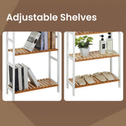 5 Tier Bamboo Storage Shelf Freestanding Organiser for Bathroom or Kitchen by Songmics