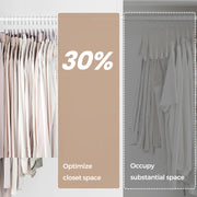 Velvet Clothes Hangers 30 Pack Non Slip Suit Hangers with Shoulder Notches by Songmics