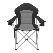 Folding Camping Chair With High Back & Cup Holders 61x93x108cm by SONGMICS Songmics