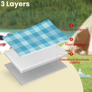 Extra Large Picnic Blanket 300 x 200 cm Waterproof Foldable Mat for Camping and Beach by Songmics